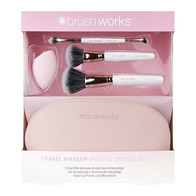Putni set četkica i sunđer za šminkanje 5060903873717 | Brushworks | kozmo.rs Putni set četkica i sunđer za šminkanje 5060903873717 | Brushworks | kozmo.rs