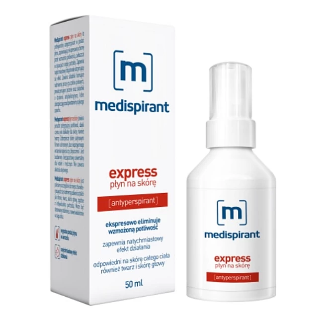 MEDISPIRANT Express Antiperspirant u spreju 50ml 5902802707307 ⏐ Bioliq ⏐ Kozmo.rs MEDISPIRANT Express Antiperspirant u spreju 50ml 5902802707307 ⏐ Bioliq ⏐ Kozmo.rs