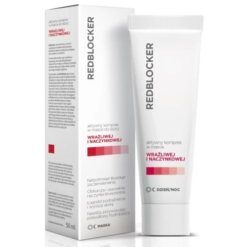 Maska za osetljivu i kuperoznu kožu Redblocker 50 ml