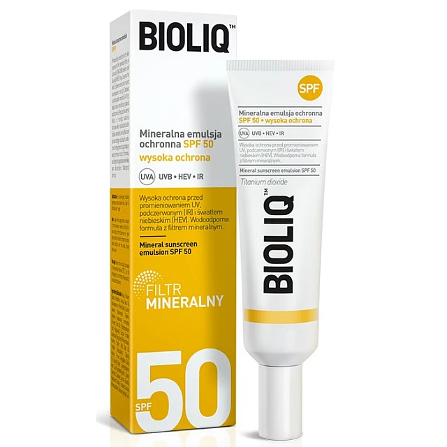 Mineralna UV krema za zaštitu kože od sunca SPF 50 Bioliq 30 ml 5902802706294 ⏐ Bioliq ⏐ Kozmo.rs
