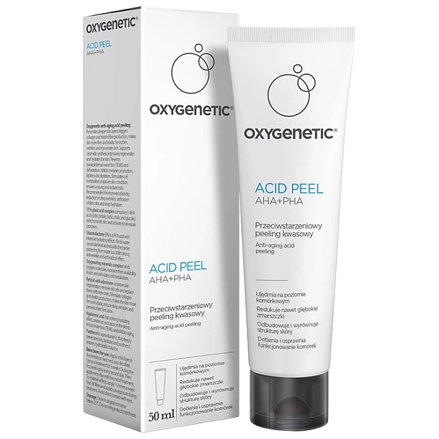 OXYGENETIC Piling za čišćenje lice sa AHA + PHA kiselinama 50ml 5902802704757 ⏐Bioliq ⏐ Kozmo.rs OXYGENETIC Piling za čišćenje lice sa AHA + PHA kiselinama 50ml 5902802704757 ⏐Bioliq ⏐ Kozmo.rs