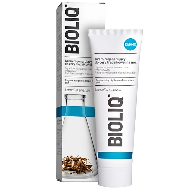 Obnavljajuća noćna krema za lice za kožu sklonu aknama Bioliq Dermo 50 ml 5906071023045 ⏐ Bioliq ⏐ Kozmo.rs
