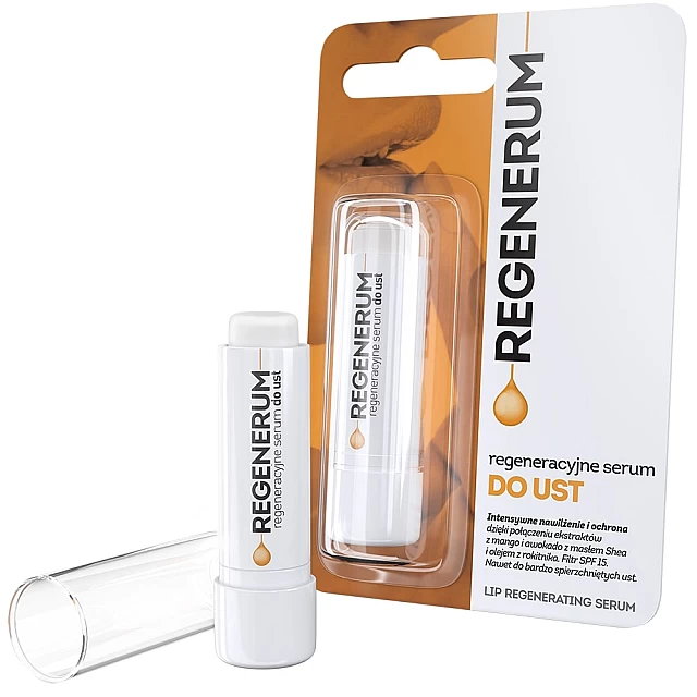 Serum za negu usana u stiku Regenerum 5 g 5906071003528 ⏐ Regenerum⏐ Kozmo.rs Serum za negu usana u stiku Regenerum 5 g 5906071003528 ⏐ Regenerum⏐ Kozmo.rs