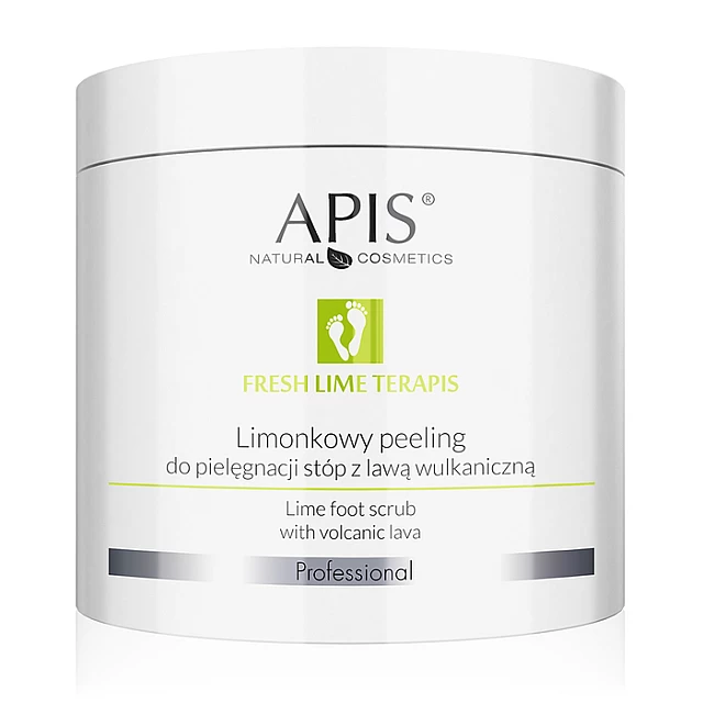 FRESH LIME TERAPIS Piling za negu stopala sa limetom i vulkanskom lavom - 500 ml | APIS COSMETICS | Kozmo FRESH LIME TERAPIS Piling za negu stopala sa limetom i vulkanskom lavom - 500 ml | APIS COSMETICS | Kozmo