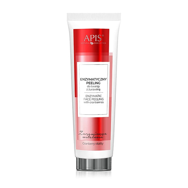 CRANBERRY VITALITY - Enzimski piling za čišćenje lica sa AHA kiselinama i ekstaktom brusnice 100 ml | APIS  COSMETICS| Kozmo