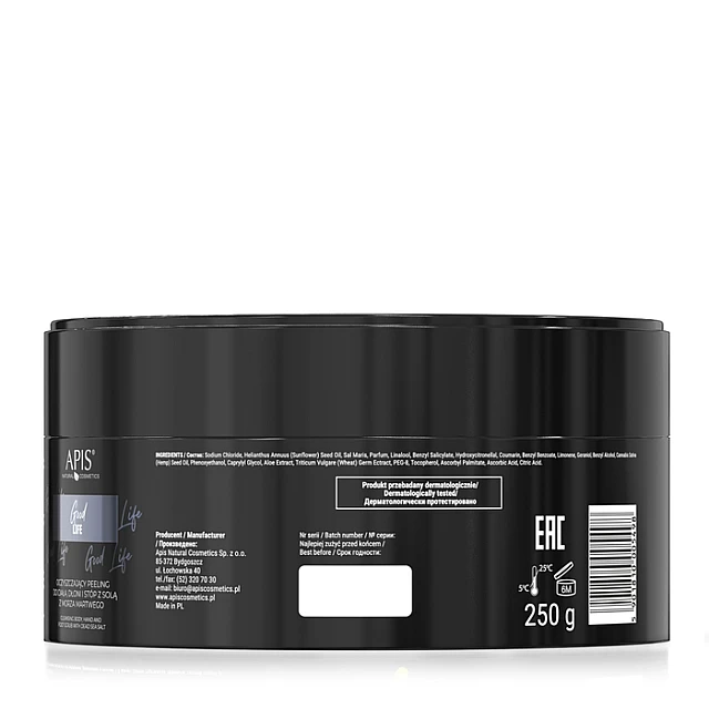 PERFUME LINE - Piling za čišćenje tela, ruku i stopala 250 g „GOOD LIFE“ | APIS COSMETICS | Kozmo PERFUME LINE - Piling za čišćenje tela, ruku i stopala 250 g „GOOD LIFE“ | APIS COSMETICS | Kozmo