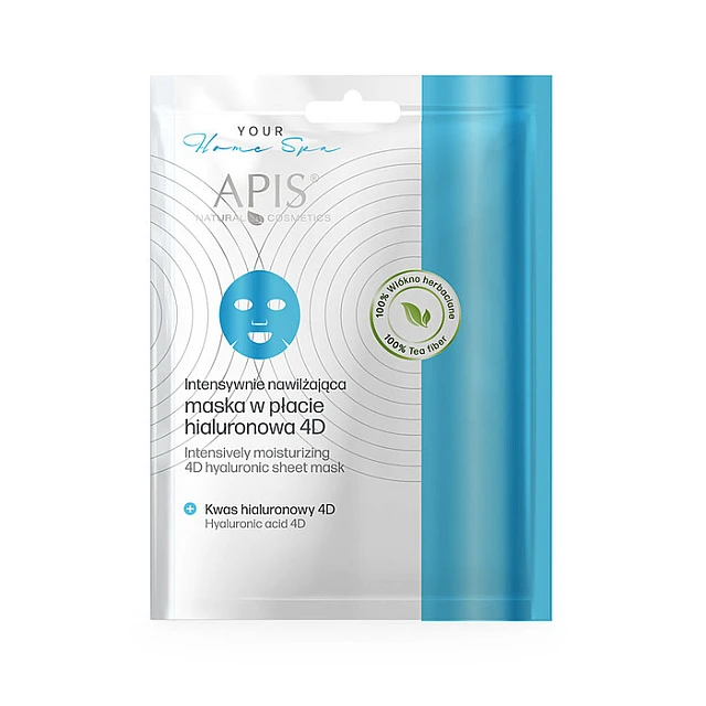 SHEET MASK - Maska za hidrataciju lica sa 4D hijaluronskom kiselinom 20g | APIS COSMETICS | Kozmo