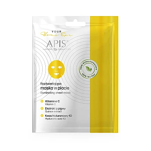 SHEET MASK - Maska za lice sa vitaminom C za ujednačen ten i sjaj kože 20g