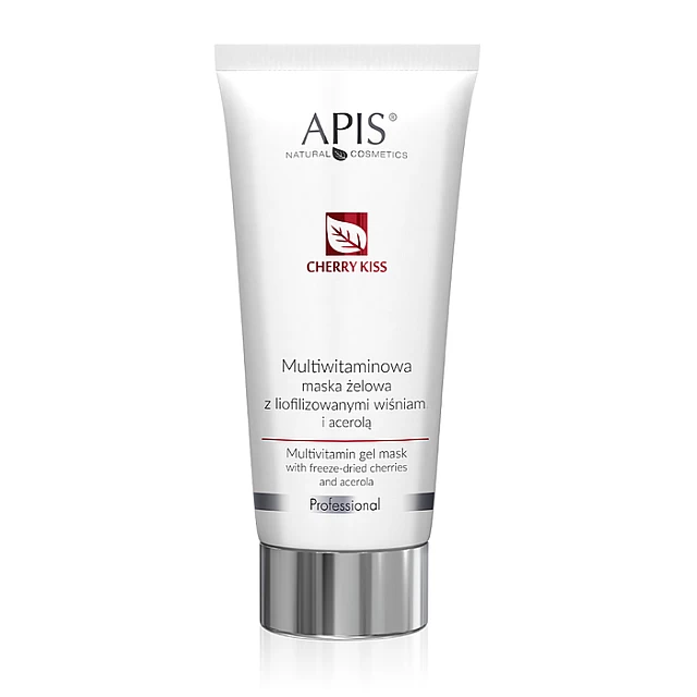 CHERRY KISS - Multivitaminska gel maska sa liofiliziranim trešnjama i acerolom 200 ml | APIS COSMETICS | Kozmo CHERRY KISS - Multivitaminska gel maska sa liofiliziranim trešnjama i acerolom 200 ml | APIS COSMETICS | Kozmo