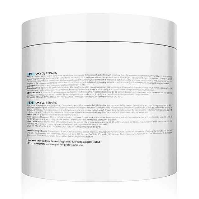 OXY O2 Maska za lice od algi sa aktivnim kiseonikom 200g |APIS COSMETICS| Kozmo