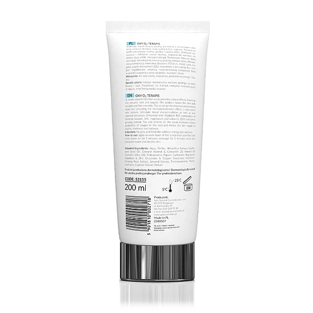 OXY O2 Piling za lice sa aktivnim kiseonikom - efekat mikrodermoabrazije 200ml |APIS COSMETICS| Kozmo