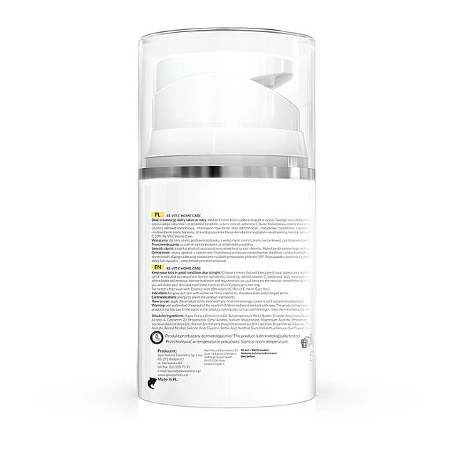 RE-VIT C HOME CARE - Noćna krema za zrelu kožu sa revitanolom i vitaminom C 50ml