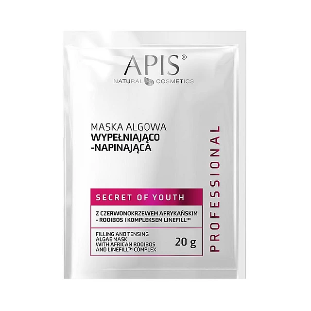 SECRET OF YOUTH Maska za lice protiv bora od algi sa afričkim roibosom i Linefill™ kompleksom 20g |APIS COSMETICS| Kozmo SECRET OF YOUTH Maska za lice protiv bora od algi sa afričkim roibosom i Linefill™ kompleksom 20g |APIS COSMETICS| Kozmo