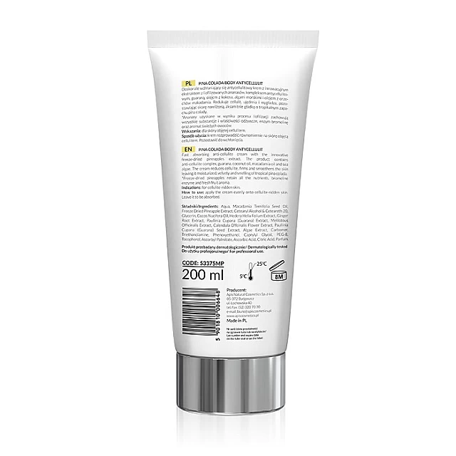 PINA COLADA BODY Anticelulit krema za telo sa liofilizovanim ananasom 200ml |APIS COSMETICS| Kozmo PINA COLADA BODY Anticelulit krema za telo sa liofilizovanim ananasom 200ml |APIS COSMETICS| Kozmo