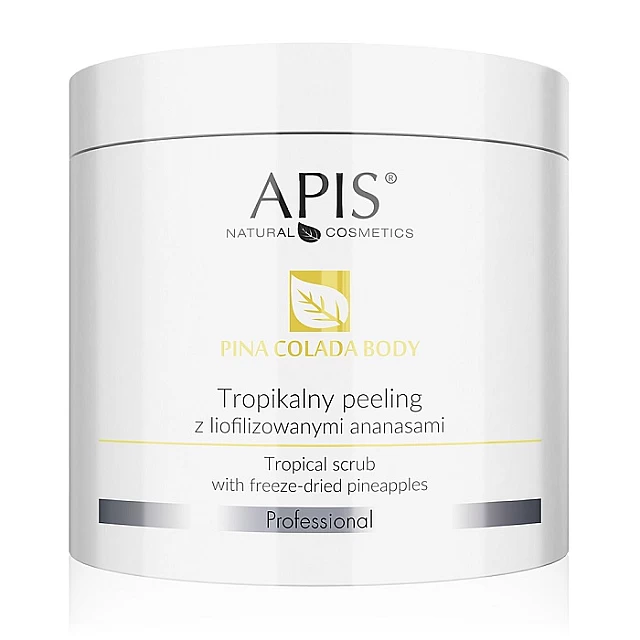 PINA COLADA BODY Anticelulit piling za telo sa liofilizovanim ananasom 650g |APIS COSMETICS| Kozmo PINA COLADA BODY Anticelulit piling za telo sa liofilizovanim ananasom 650g |APIS COSMETICS| Kozmo