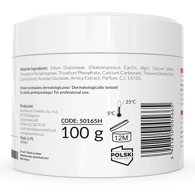 COUPEROSE-STOP Maska za lice za kožu sklonu kuperozi sa divljom ružom i Vitaminom C 100g | APIS COSMETICS | Kozmo