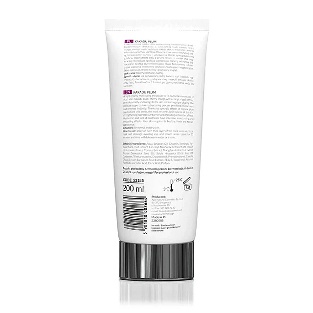 KAKADU PLUM - Maska za lice od šljive 200 ml | APIS COSMETICS | Kozmo