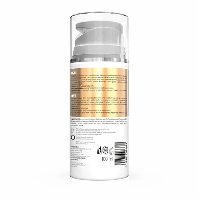 HONEY RICHNESS - Hidratantna krema za lice sa medom i kurkumom za sve tipove kože 100ml | APIS  COSMETICS| Kozmo