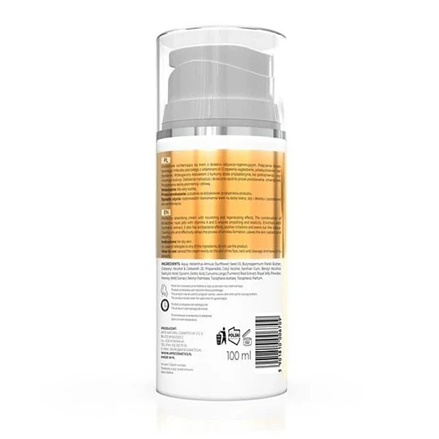 RICHNESS OF HONEY -  Krema za lice od matičnog mleča sa vitaminima A i E, 100ml | APIS  COSMETICS| Kozmo