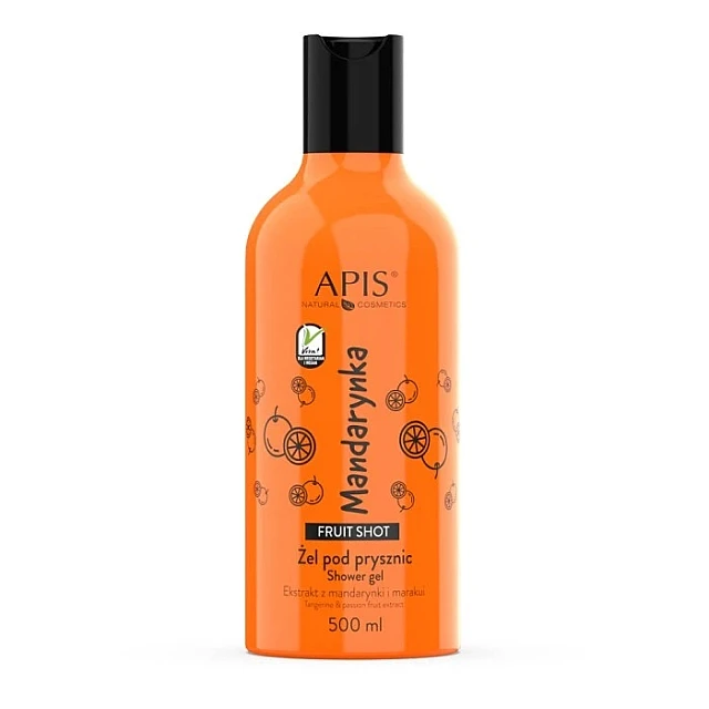 FRUIT SHOT - Gel za tuširanje Mandarina 500ml | APIS COSMETICS | Kozmo