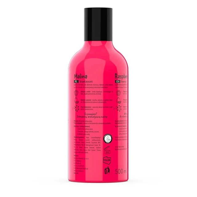 FRUIT SHOT - Gel za tuširanje Malina 500ml  | APIS COSMETICS | Kozmo