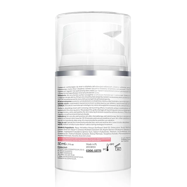 APIDERM - Dnevna krema za lice sa hijaluronskom kiselinom, vitaminima i zaštitnim faktorom SPF 10  50ml | APIS  COSMETICS| Kozmo