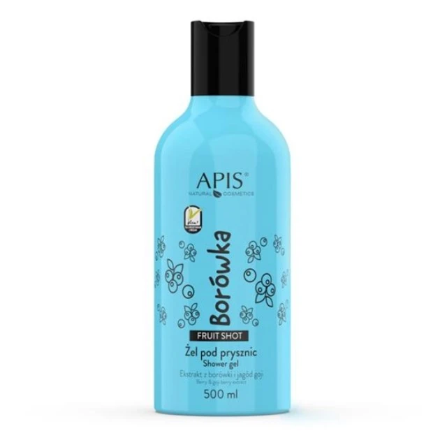 FRUIT SHOT - Gel za tuširanje Borovnica 500 ml  | APIS COSMETICS | Kozmo