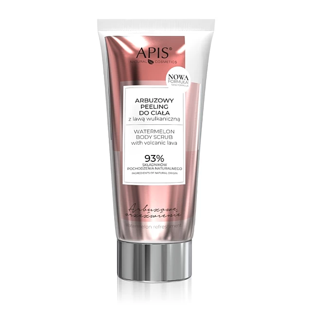 WATERMELON - Piling za telo sa vulkanskom lavom i ekstraktom lubenice 200ml| APIS COSMETICS| Kozmo WATERMELON - Piling za telo sa vulkanskom lavom i ekstraktom lubenice 200ml| APIS COSMETICS| Kozmo
