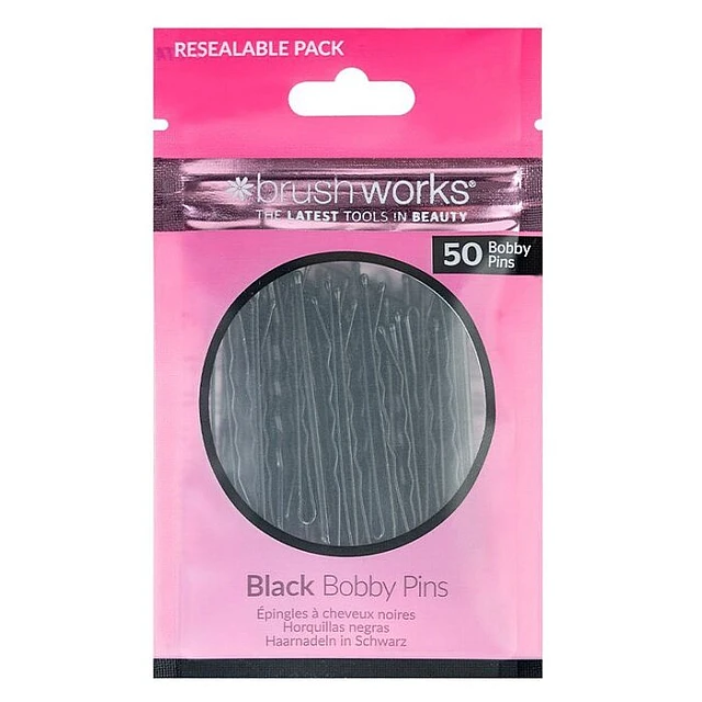 Ukosnice za kosu - Crne 50kom 5056683102697 | Brushworks |Kozmo Online 