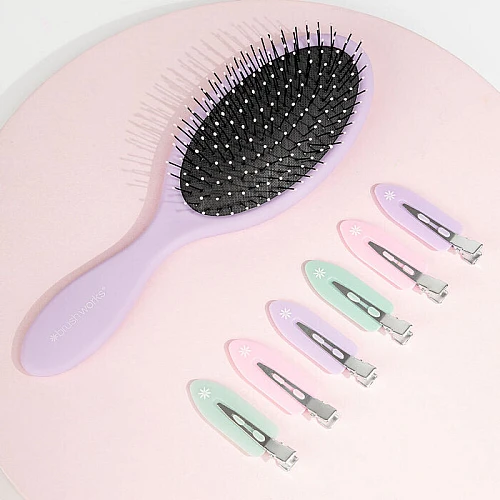 Luksuzni set za stilizovanje kose - ljubičasti