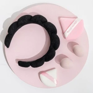 Crni rajf za kosu i set sunđera za blendovanje šminke Dream Blend 