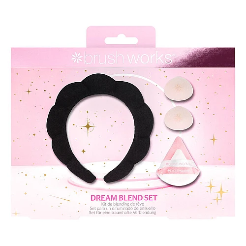 Crni rajf za kosu i set sunđera za blendovanje šminke Dream Blend 