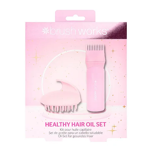 Set za negu kose sa aplikatorom i četkom za masažu glave Healthy Hair Oil