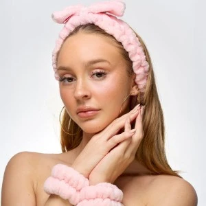 Set za umivanje lica sa Mikrofiber trakom za kosu Cleanser Duo set