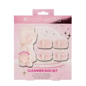 Set za umivanje lica sa Mikrofiber trakom za kosu Cleanser Duo set