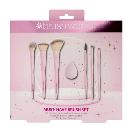 Set četkica za lice i oči sa sunđerom Must-Have 