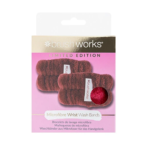 Mikrofiber narukvice za pranje lica Limited Edition - crvene 