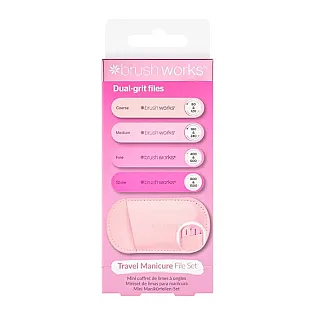 Turpije za nokte set za manikir i poliranje – Brushworks Travel Manicure File Set (5 delova)