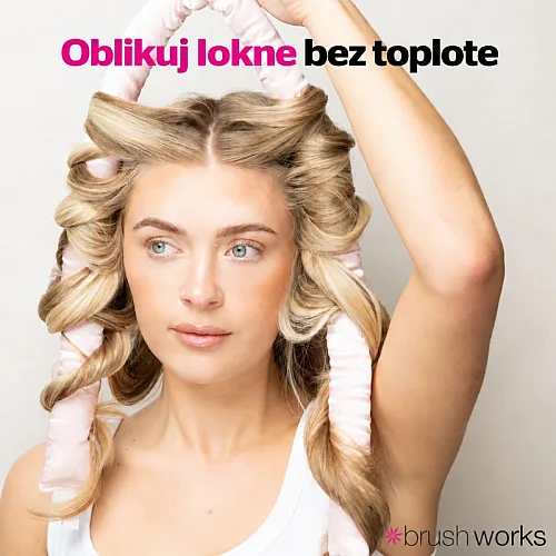 Uvijač za kosu bez toplote Brushworks