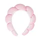 Roze rajf za kosu za sminkanje i skincare rutinu BRUSHWORKS 