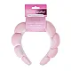 Roze rajf za kosu za sminkanje i skincare rutinu BRUSHWORKS 