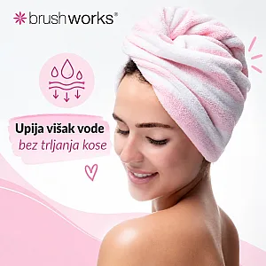 Turban za kosu od mikrovlakana 2 kom Brushworks