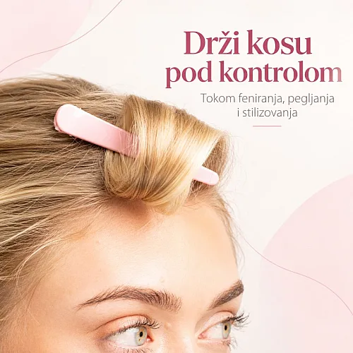Šnalice za kosu za odvajanje pramenova – 6 kom Brushworks