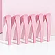 Brushworks roze snalice za kosu za odvajanje pramenova 6 kom