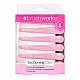 Brushworks roze snalice za kosu za odvajanje pramenova 6 kom