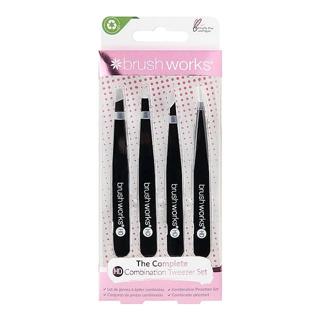 Kombinovani set pinceta - crni 4 komada HD Brushworks| BRUSHWORKS |Kozmo Shop Online Kombinovani set pinceta - crni 4 komada HD Brushworks| BRUSHWORKS |Kozmo Shop Online