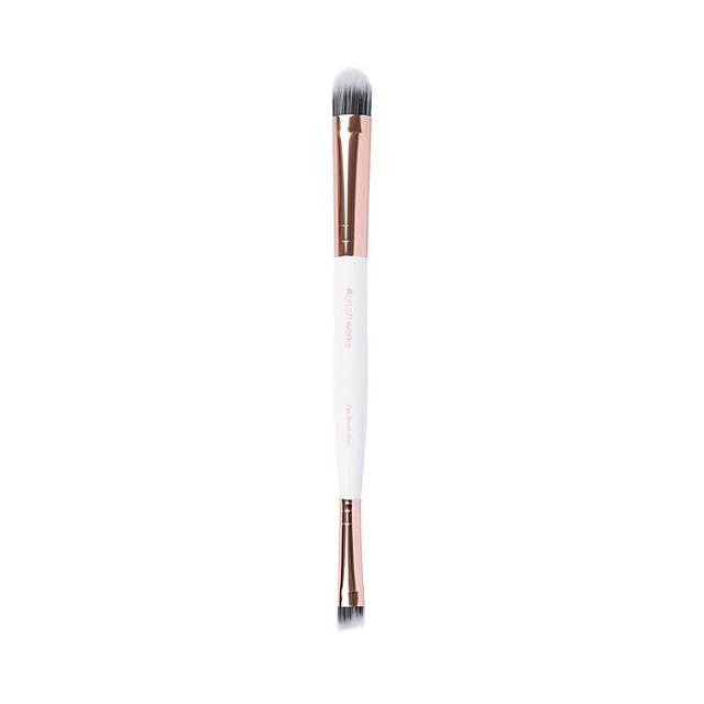 Dvostrana četkica za senku za oči White i Gold 5060455146277 | BRUSHWORKS | Kozmo Online Dvostrana četkica za senku za oči White i Gold 5060455146277 | BRUSHWORKS | Kozmo Online