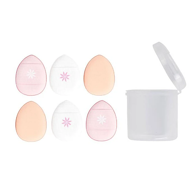 Mini sunđerasti jastuci za šminkanje 6 pack 5056682800495 ∣ Brushworks ∣ kozmo.rs