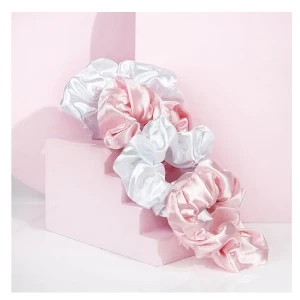 Satenski skrunci roze i beli Brushworks