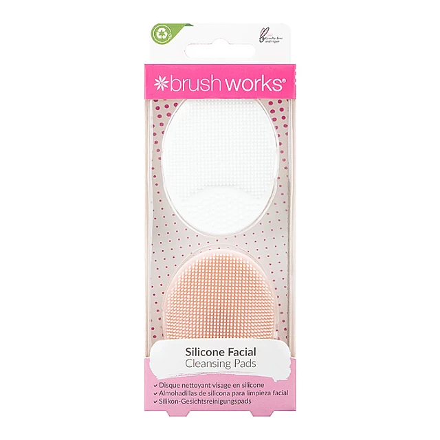 Silikonski Jastučići Za Čišćenje Lica 2kom| BRUSHWORKS | Kozmo Online